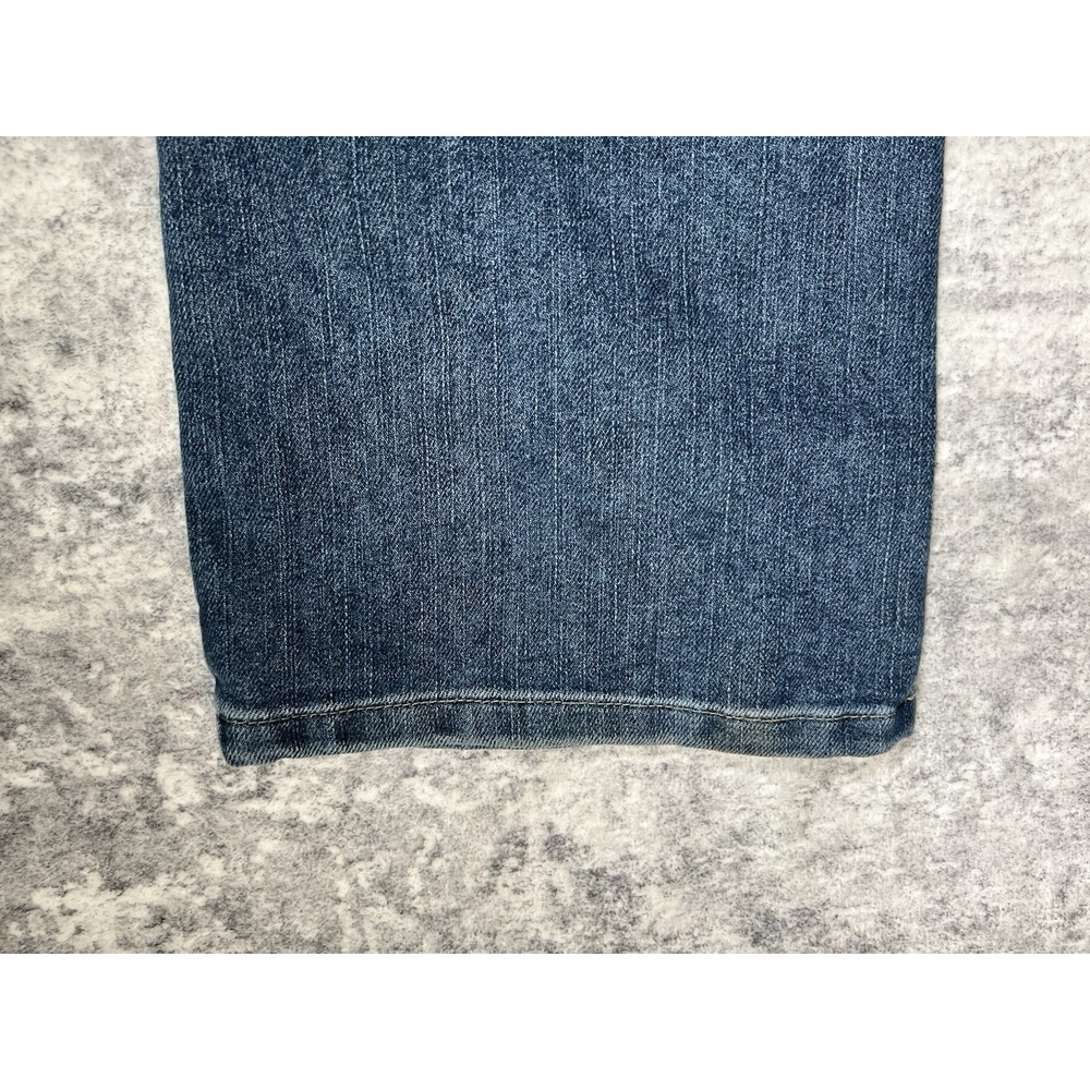 Y2K Tommy Hilfiger Hipster Bootcut Jeans Womens 34x32 Blue Denim Hip Hop Grunge - Picture 8 of 16